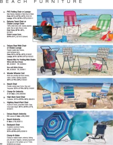 Beach furniture
